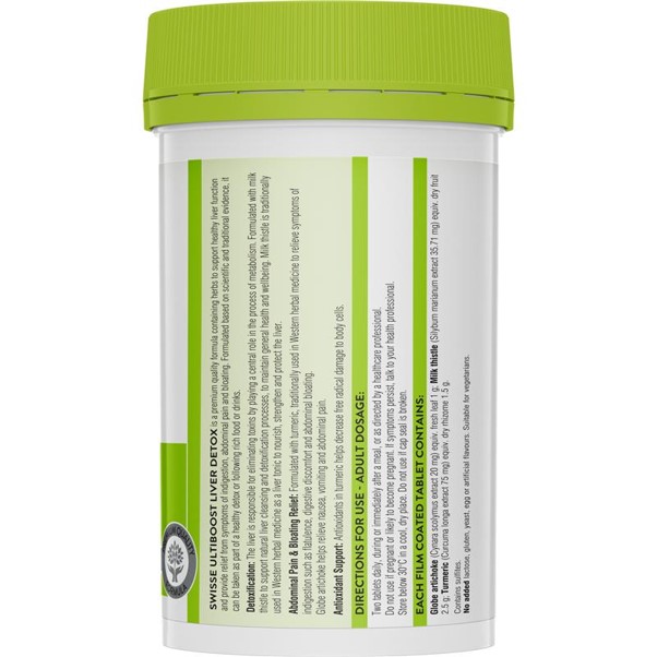 Swisse Liver Detox 200 Tablets — Product details 16